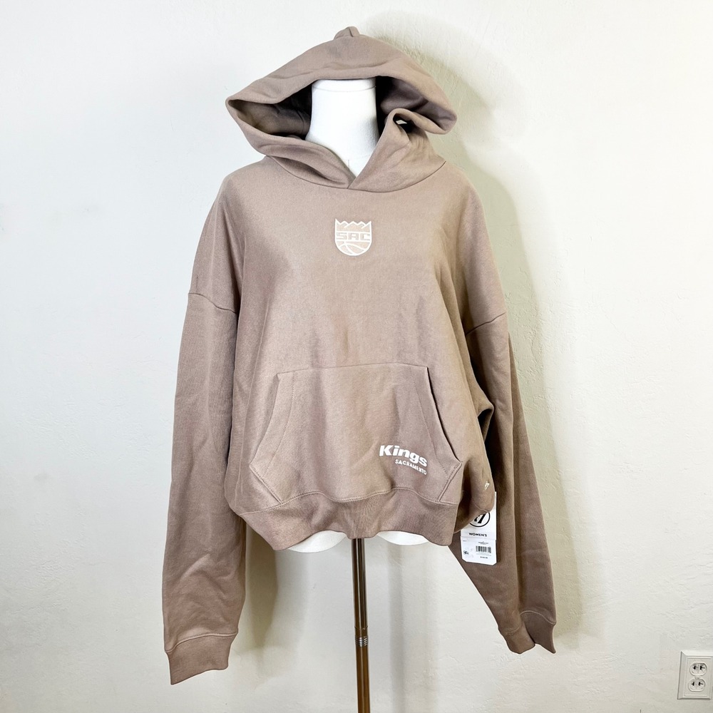Sacramento Kings 47 Brand Hoodie Portabella Women Size Extra Large Brown New NWT